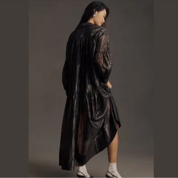 Nwt pilcro metallic midi dress - Picture 4 of 12